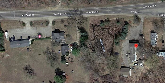 Old Michigan Motel - Aerial Map